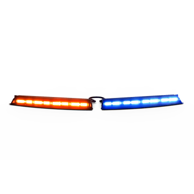 Barra de Luces Interior Tipo Visera / Tricolor Rojo/Azul/Blanco / 144 LED / 12-24V / SAE Class I / Sin Bracket