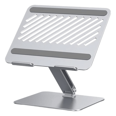 Soporte para Laptop / Aluminio de Alta Resistencia / Ajuste 180° / 10 a 17.3 Pulgadas / Carga 5 kg / Plegable y Portátil