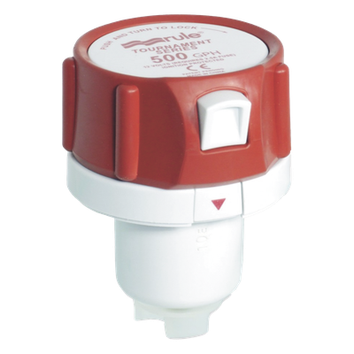Bomba de reemplazo / 500 GPH (1893 LPH) / 12V DC / 2.5A fusible / 1.1 pies cúbicos por hora
