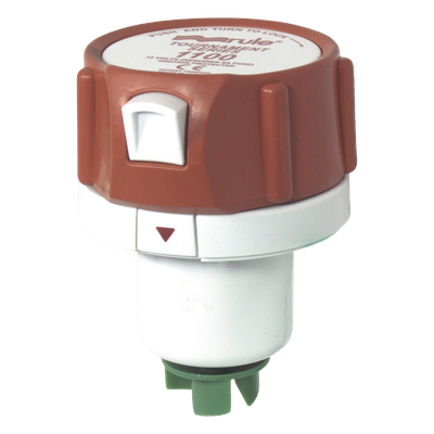 Bomba sumergible / 1100 GPH (4162 LPH) / 12V DC / 6A fusible / 0.34 kg / 3.6 ft cúbicos por hora