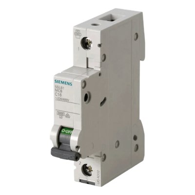 Interruptor Automático Magnetotérmico / 1 Polo / 10 A / 6 kA / Curva C / 400 V