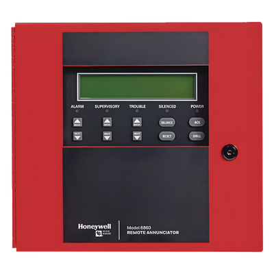 Anunciador Remoto / Pantalla 4×40 Caracteres / 4 Teclas Programables / Comunicación RS-485 / Gabinete con Cerradura