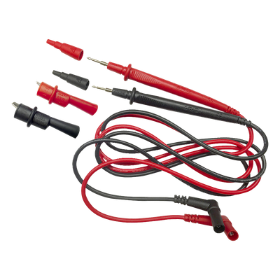 Juego de Cables de Prueba / Conectores Banana Universales / Pinzas Cocodrilo Extraíbles / CAT III 1000V / CAT IV 600V / 1041 mm (3.42 ft)