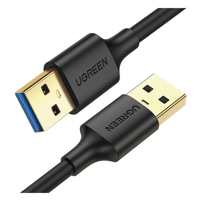 Cable USB-A 3.0 / Macho a Macho / 5 Gbps / 3 m (9.8 ft) / Blindaje Múltiple / Níquel Resistente / 2A / Compatible USB 2.0 y 1.1