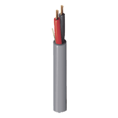 Cable Multiuso / 2×16 AWG / 305m (1000 pies) / Gris / Seguridad y Control de Acceso