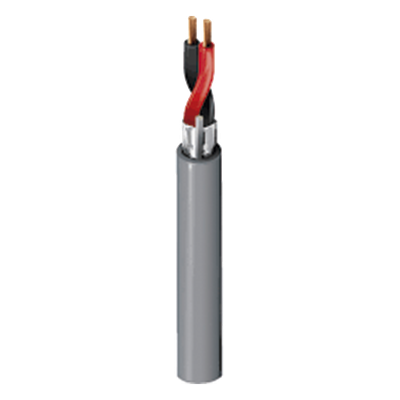 Cable Multipropósito para Alarma / 2×16 AWG / Blindado / CMR Riser / 305 m (1000 ft) / Gris