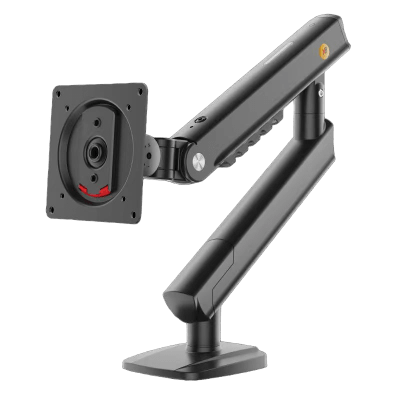 Soporte de Brazo Ergonómico para Monitor / 17″-32″ / Carga 2-7 kg / Ajuste de Altura 419 mm / Rotación ±90° / VESA 75×75 y 100×100