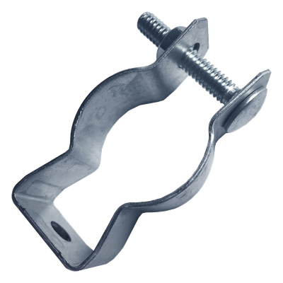 Abrazadera Clip / Tamaño 1/2″ (22-24 mm) / Varilla 1/4″ / Acabado Cincado Electrolítico 5 micras / Diseño Monobloque