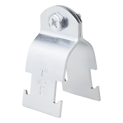 Abrazadera Unicanal / 1″ (25 mm) / Calibre 14 / Espesor 2.0 mm / Galvanizada / Tubo 33.4 mm