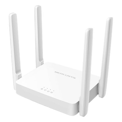 Router Inalámbrico / Wi-Fi 5 AC1200 / Dual Band 2.4 GHz y 5 GHz / 4 Antenas 5 dBi / 3 Puertos 10/100 Mbps