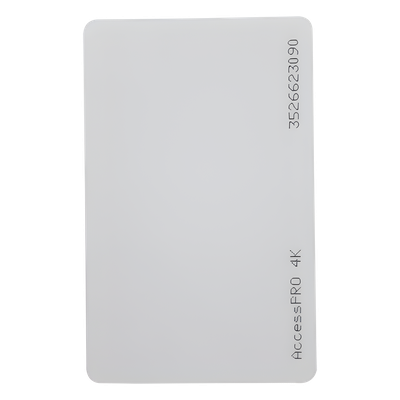 Tarjeta MIFARE Classic / 13.56MHz / 4KB / PVC Imprimible / ISO CR80 / UID 34 Bits