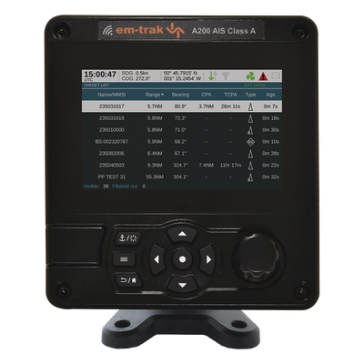 Transreceptor AIS Clase A / Certificación SOLAS / IPX6/IPX7 / GPS de Alta Precisión / WiFi y NMEA 0183/2000