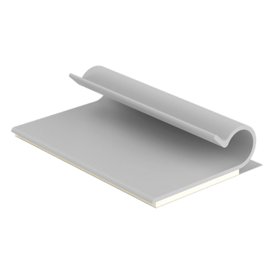 Clip Adhesivo Tipo J / Cables hasta 6.4 mm (0.25′) / Carga 0.263 kg / PVC Gris / Interior / Paquete 100 pz