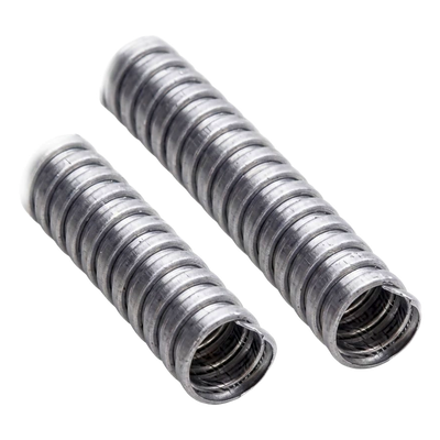 Tubo Flexible Metálico / 3/8″ (9.5 mm) / Acero Galvanizado / Rollo 20 m (65.6 ft) / NEMA FB-1 / UL 514B