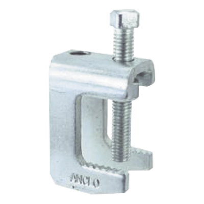 Mordaza de Acero Fija / 3/4″ / Varilla 1/4″ / Carga 200 kg / Acabado Galvanizado / AISI 1018