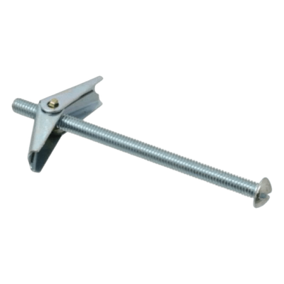 Sujetador Mariposa / Tornillo 1/8″ (3 mm) / Bronca 3/8″ (10 mm) / Largo 2″ (51 mm) / Carga 12 kg en Tablaroca
