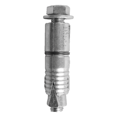 Taquete Expansor / Carga a Tensión 200 kg / Carga Cortante 240 kg / Zamac Resistente a Corrosión / 1/4″ x 1-3/4″ (44 mm) / Incluye Tornillo