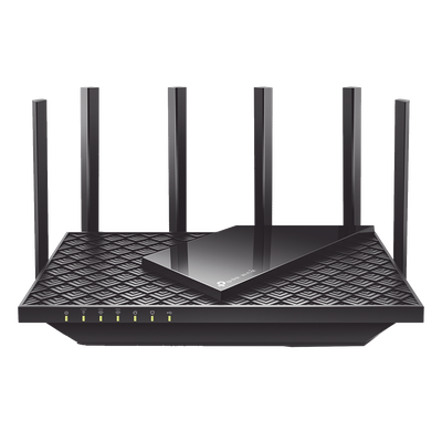 Router Tri-Band Wi-Fi 6E / AX5400 / 1 WAN Gigabit + 4 LAN Gigabit / OFDMA / Beamforming / WPA3 / EasyMesh
