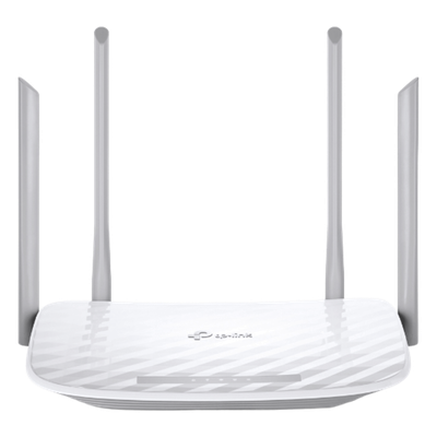 Router Wi-Fi 5 / Doble Banda AC1200 / 4 Antenas Externas / 4 Puertos LAN 10/100 Mbps / MU-MIMO 2×2 / Modo Triple Operación