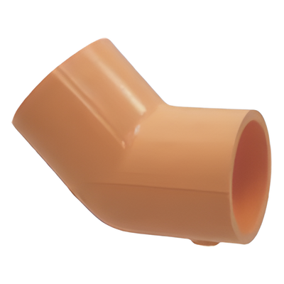 Codo 45° / ¾ pulgada / Tubería de Aspiración para Detectores de Humo / CPVC Cédula 40 / Precortado 10 o 15 pies (32.8 o 49.2 ft)