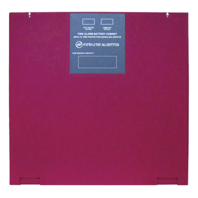 Gabinete para Baterías de Respaldo / 2 x 12 VCD 26 Ah / Panel Frontal Ciego / Knockouts Múltiples / Compatible con Cargador CHG-75 / 39.62 x 13.02 x 39.37 cm (15.6 x 5.1 x 15.5 in)