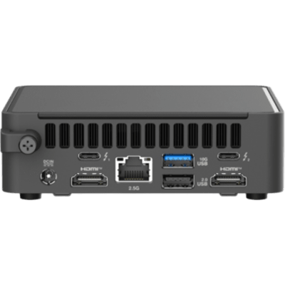 Mini PC / Intel Core 7 240H / 16 GB DDR5-5600 / Wi-Fi 7 / 2.5GbE / Thunderbolt 4 / 4x 4K / Chasis 0.48 L
