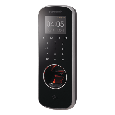Terminal de Control de Acceso Biométrico / 1,000,000 Plantillas / TCP-IP y RS-485 / Lector 13.56 MHz MIFARE NFC DESFire FeliCa / LCD 2.0 Pulgadas / Detección de Dedo Vivo