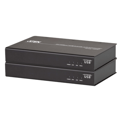 Extensor KVM / DVI y USB 2.0 / 100 m (328.1 ft) / HDBaseT / 1920×1200 @ 60 Hz / Cat 5e/6