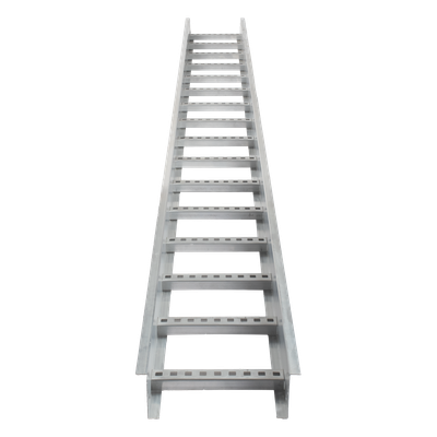 Escalera Portacables / Perfil Z / Peralte 3 1/4″ / Ancho 9″ / Paso 9″ / 3.66 m (12 ft) / Capacidad 205 Cables