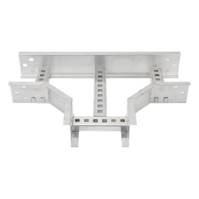 Derivación T Horizontal / Perfil Z / Peralte 3 1/4″ / Ancho 9″ / Radio de Curvatura 8″ / Aluminio / Incluye Tornillería