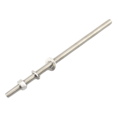 Kit de Varillas Roscadas / Acero Inoxidable 304 / 3/8-16 UNC x 8 in (203 mm) / 10 Piezas con Tuercas y Arandelas