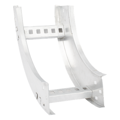 Curva Vertical Interior / Perfil Z / Peralte 3 1/4″ / Ancho 6″ / Radio 8″ / Aluminio / 90°