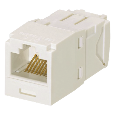 Conector Jack RJ45 / Categoría 6A / 10GBase-T / Terminación TG / Mini-Com / 8P8C / 22-26 AWG / -10°C a 65°C