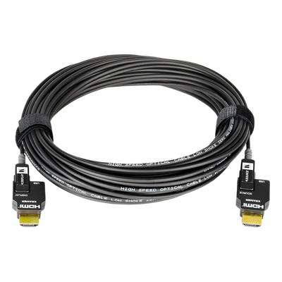 Cable Activo Óptico HDMI / 4K@60Hz UHD / 18 Gbps / Alcance 100 m (328 ft) / Conectores Desmontables Micro-HDMI / Fibra Óptica / LSHF