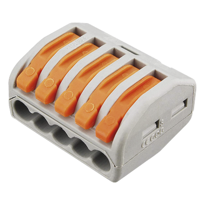 Conector de Distribución Eléctrica / 1 Entrada 4 Salidas / 250V 32A / 12AWG-28AWG / 2.6 x 2.1 x 1.5 cm (1.02 x 0.83 x 0.59 in)