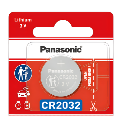 Batería de Litio / 3 V / 225 mAh / No Recargable / -30°C a +60°C / 20 x 3.2 mm
