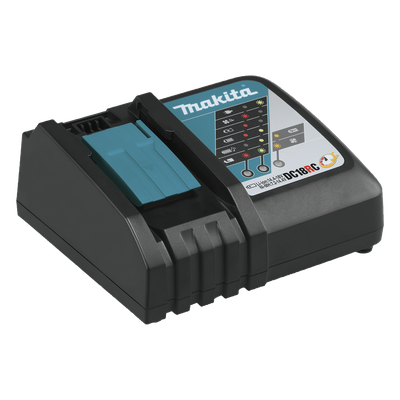 Cargador Rápido para Batería / 18V / Litio-Ion / Ventilador Integrado / Carga 2.0Ah en 25 min / Control Activo de Temperatura