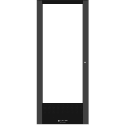 Puerta con Ventana para Gabinete / Acero Calibre 16 / Cinco Niveles / Apertura 120° / Cerradura con Llave / Certificación UL y FM