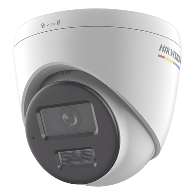 Cámara Turret IP / 4 Megapixel / Lente 2.8 mm / FOV 96° / Dual Light 30 m (98.4 ft) / WDR 120 dB / IP67 / PoE