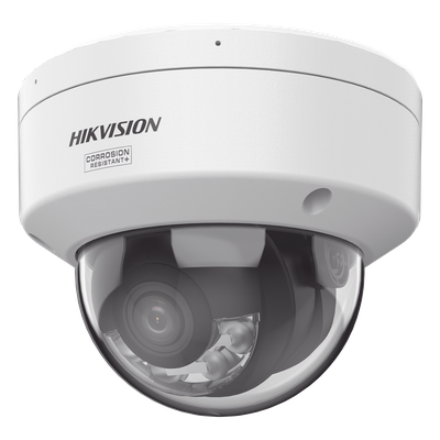 Domo IP / 8 Megapixel / Lente 2.8 mm / 98 pies IR + Luz Blanca / 2 Micrófonos / IP67 NEMA 4X / WDR 130 dB / AcuSense 3.0 / AcuSeek