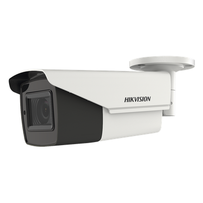 Bala TURBOHD 5 Megapixel / Lente Mot. 2.7 a 13.5 mm / 131 pies IR EXIR / dWDR / TVI-AHD-CVI-CVBS / Exterior IP67 / 12 Vcc / 24 VCA