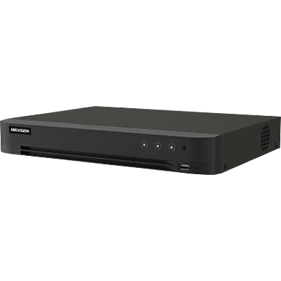 DVR Pentahíbrido / 16 Canales TurboHD 4K + 32 Canales IP / AcuSearch / Protección Perimetral IA / 20 TB / HDMI 4K / H.265+