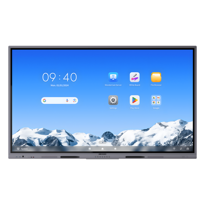 Pantalla Interactiva Touch / 65 Pulgadas / 4K UHD / Android EDLA / 50 Puntos Táctiles / 2 ms Respuesta / Bocinas 55 W / 128 GB Almacenamiento