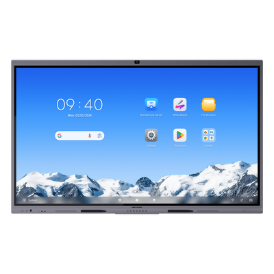 Pantalla Interactiva / 75″ / 4K UHD / 50 Puntos Táctiles / Android 14 EDLA / Cámara Web 8 MP / Audio 70 W / NFC / 178° Ángulo de Visión