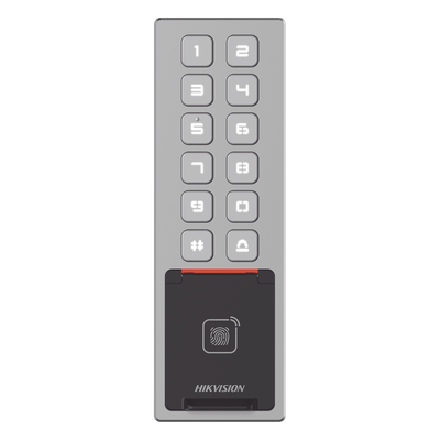 Teclado de Control de Acceso IP / Wi-Fi / Antivandálico IP65 e IK08 / Lector MIFARE 13.56 MHz / 3,000 Huellas / 10,000 Tarjetas / Bluetooth