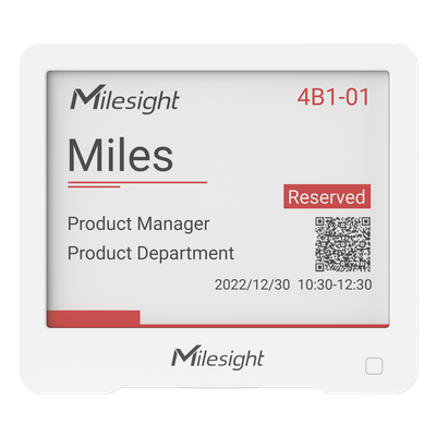 Display E-Ink LoRaWAN / 4.2 Pulgadas / Tres Colores / 400 x 300 Pixeles / Ángulo de Visión 180° / Consumo Mínimo