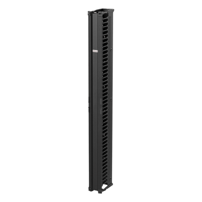 Organizador Vertical de Cables / 45 Unidades / 7 ft (2.1 m) / 6 in Ancho / Montaje a Presión / Aluminio