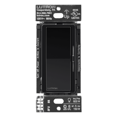 Atenuador Inteligente de Pared / Control Deslizante / 150 W LED/CFL / 600 W Incandescente / Sin Neutro / 120 V / 3 Vías