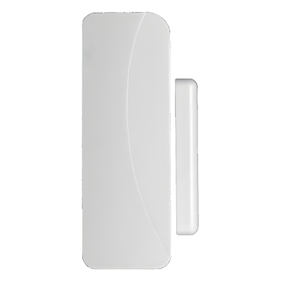 Sensor de Puerta/Ventana / Vida de Batería 10 Años / Transmisión Cifrada AES-128 / Frecuencia 433.92 MHz / Detección 1.9 cm / Montaje Adhesivo