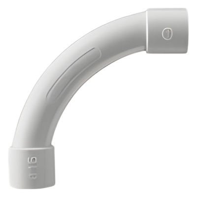 Curva para Tubería Rígida / 25 mm / PVC Auto-extinguible / Libre de Halógenos / Eléctrica y Telecomunicaciones